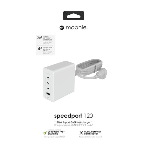 Image of Mophie 120W USB-C PD GaN Wall Charger