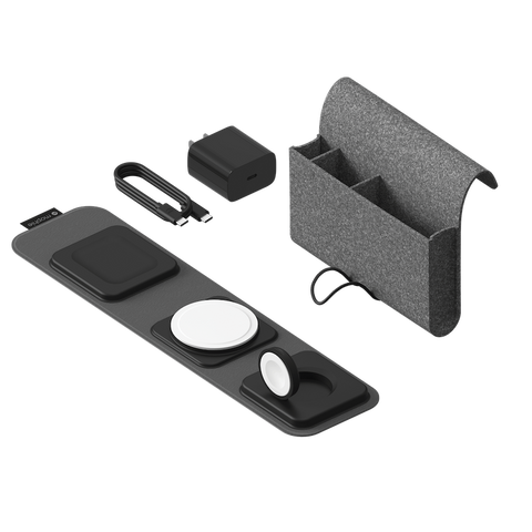 Image of Mophie 3-in-1 MagSafe Travel Charger