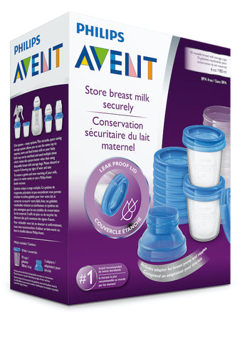 Image of Philips Avent Milk Storage Cups 180ml