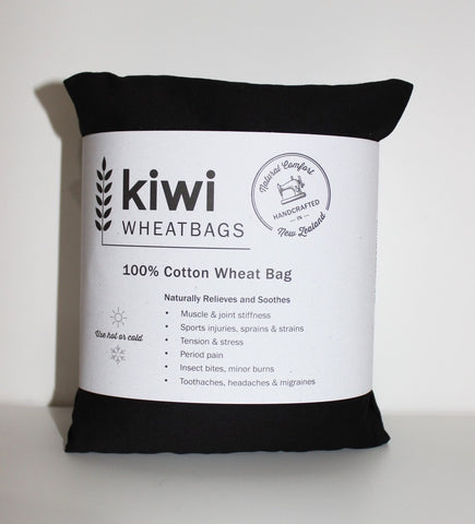 Image of Kiwi Wheat Bag Cotton Black
