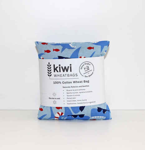 Image of Kiwi Wheat Bag Cotton Sharks