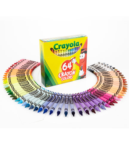 Image of Crayola Crayons With Sharpener 64pk