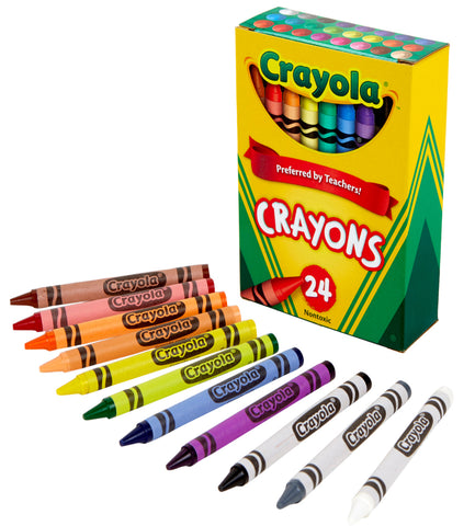 Image of Crayola Regular Crayons Tuck Box 24pk