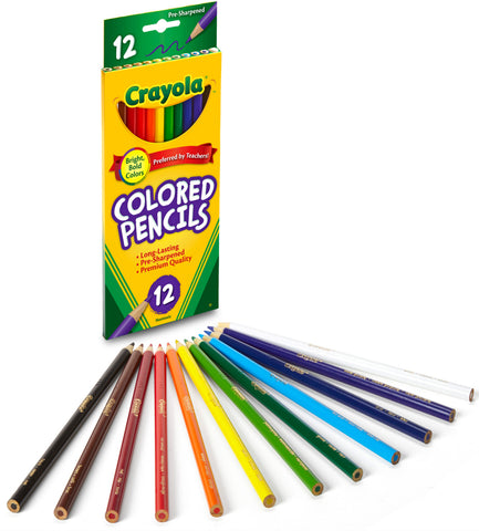 Image of Crayola Coloured Pencils Full Size 12pk