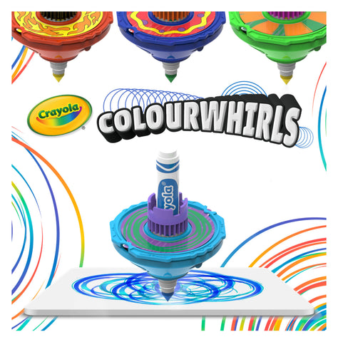 Image of Crayola Colourwhirls Spin Art Toy