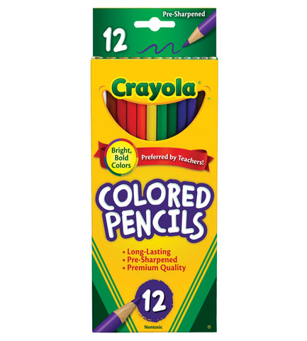 Image of Crayola Coloured Pencils Full Size 12pk