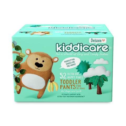 Image of Kiddicare Bulk Deluxe Toddler Nappy Pants 52s
