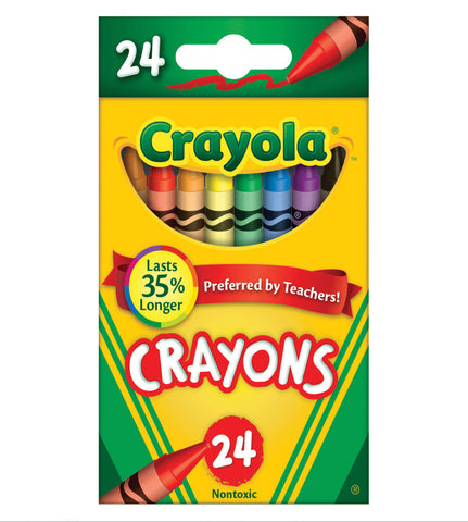 Image of Crayola Regular Crayons Tuck Box 24pk