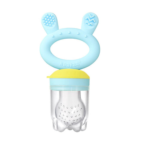 Image of Haakaa Fresh Food Feeder and Teether Blue
