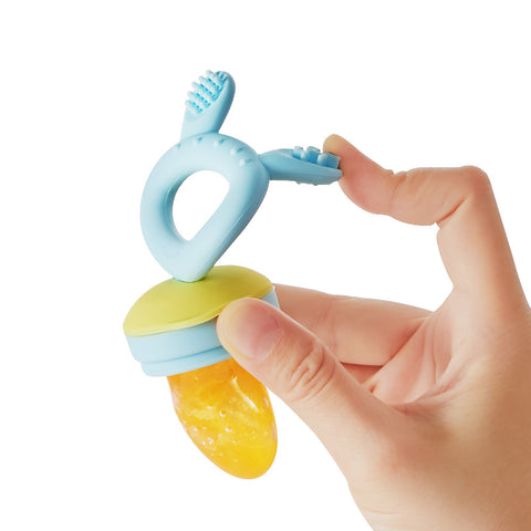 Image of Haakaa Fresh Food Feeder and Teether Mustard