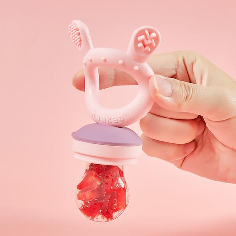 Image of Haakaa Fresh Food Feeder and Teether Pink