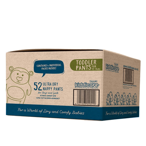 Image of Kiddicare Bulk Deluxe Toddler Nappy Pants 52s