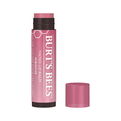 Image of Burt's Bees Tinted Lip Balm Hibiscus 4.25g