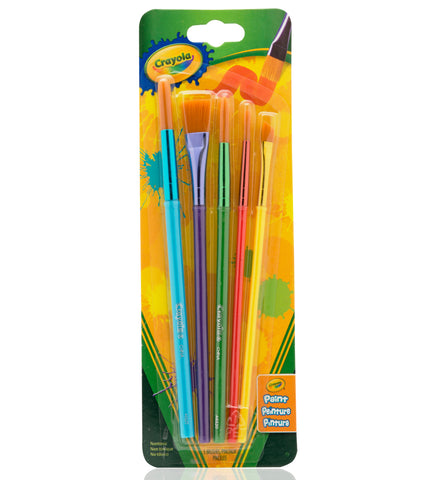 Image of Crayola Art & Craft Brushes 5pk