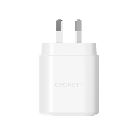 Image of Cygnett PowerPlus 20W USB-C PD Wall Charger White