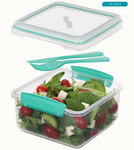 Image of Sistema Lunch Plus To Go With Cutlery 1.2L