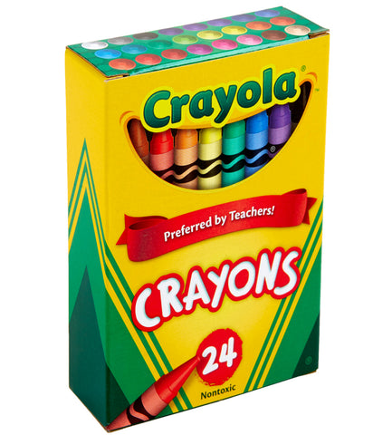 Image of Crayola Regular Crayons Tuck Box 24pk