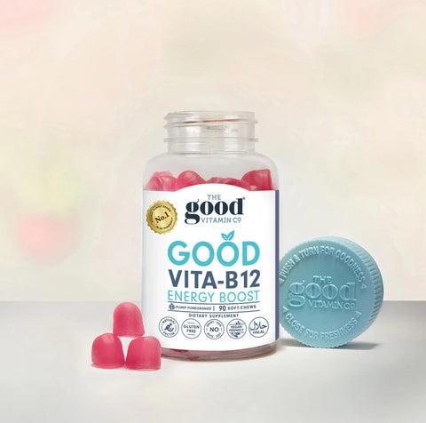 Image of The Good Vitamin Co Adults Vitamin B12 Energy Boost 90s
