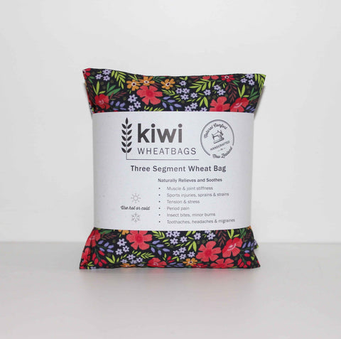 Image of Kiwi Wheat Bag Cotton Midnight Floral