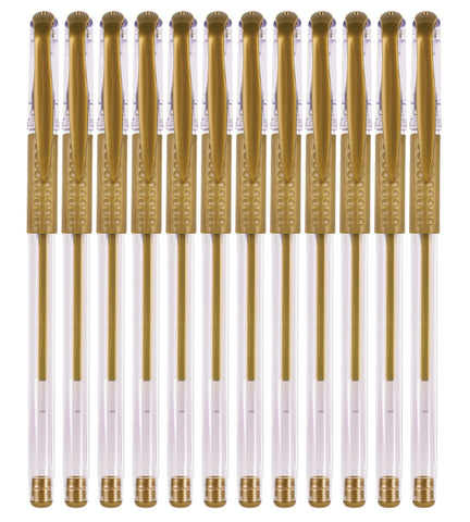Image of Zart Basics Gel Pens Gold 12pk