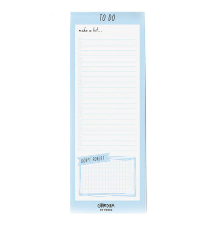 Image of Pukka Carpe Diem Magnetic To Do List Blue