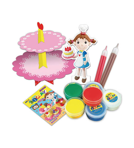 Image of Amos i-Clay Modelling Clay Kit Bakery 18g x 6 pieces