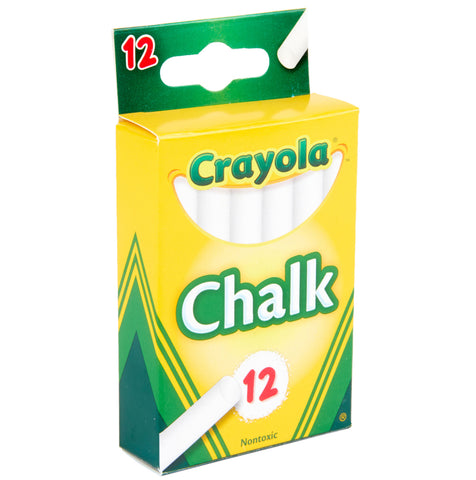 Image of Crayola Chalk White 12pk