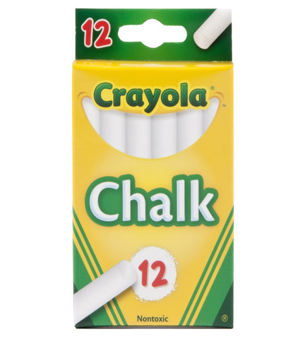 Image of Crayola Chalk White 12pk