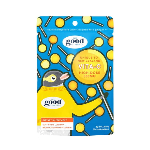 Image of The Good Vitamin Co Kids Vitamin C Lollipops 12PK