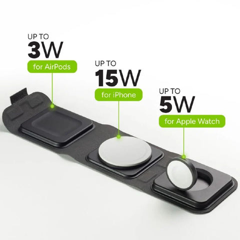 Image of Mophie 3-in-1 MagSafe Travel Charger