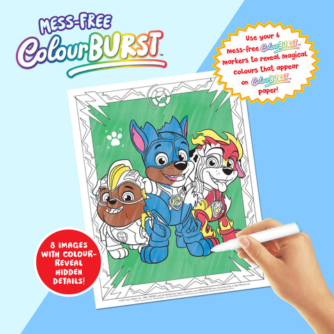 Image of Hinkler Inkredibles Colour Burst Paw Patrol Mighty Pups
