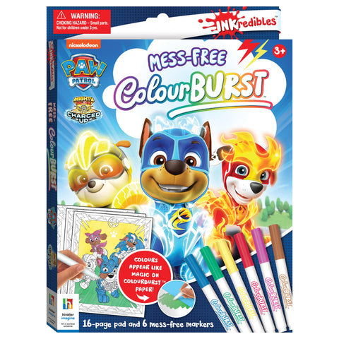 Image of Hinkler Inkredibles Colour Burst Paw Patrol Mighty Pups