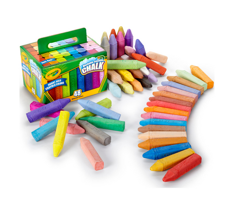 Image of Crayola Sidewalk Chalk Boxed 48pk