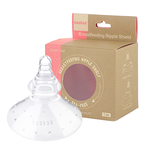 Image of Haakaa Breastfeeding Nipple Shield Round Shape - CLEARANCE