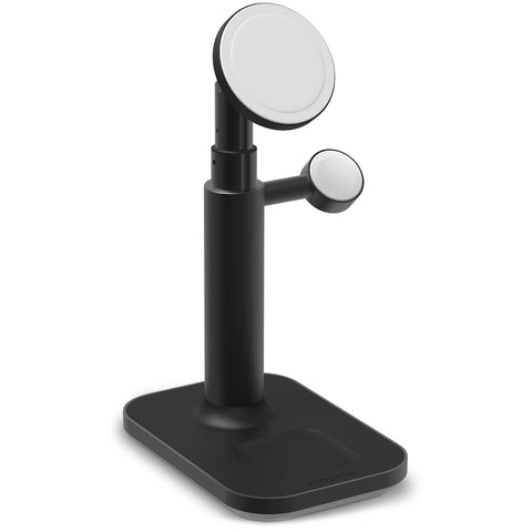 Image of Mophie Premium 3-in-1 Magsafe Wireless Extendable Charging Stand - Black