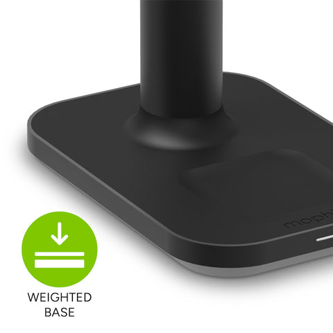 Image of Mophie Premium 3-in-1 Magsafe Wireless Extendable Charging Stand - Black