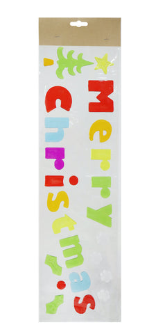 Image of Christmas Window Gel Stickers
