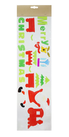Image of Christmas Window Gel Stickers