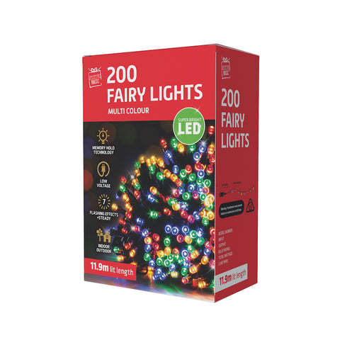 Image of Fairy Lights LED Flashing 200