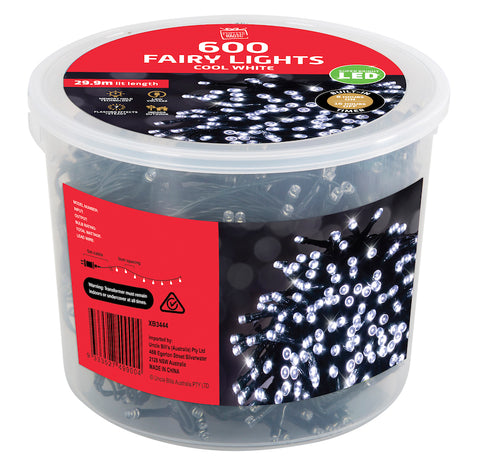 Image of Fairy Lights LED Flashing With Timer 600