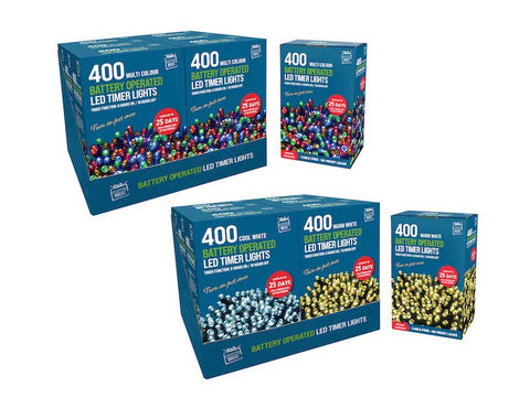 Image of Fairy Lights Battery Operated With Timer 400