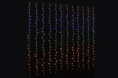 Image of Curtain LED Connectable Lights Rainbow 288