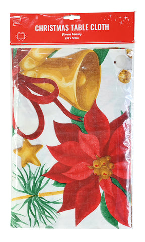 Image of Christmas Flannel Back Table Cloths 1.32m x 2.29m