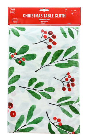 Image of Christmas Flannel Back Table Cloths 1.32m x 2.29m