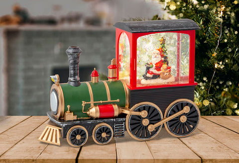 Image of Glitter Swirl Santa Train