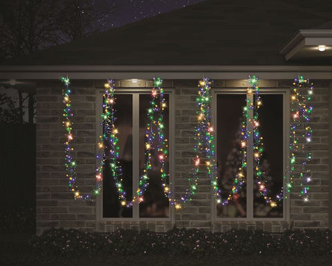 Image of Solar LED Cluster Lights 200