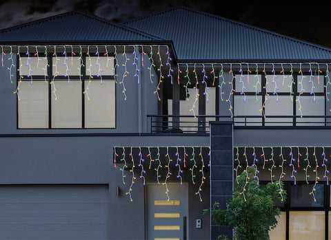 Image of Icicle Falling Snow Lights LED Flashing 480