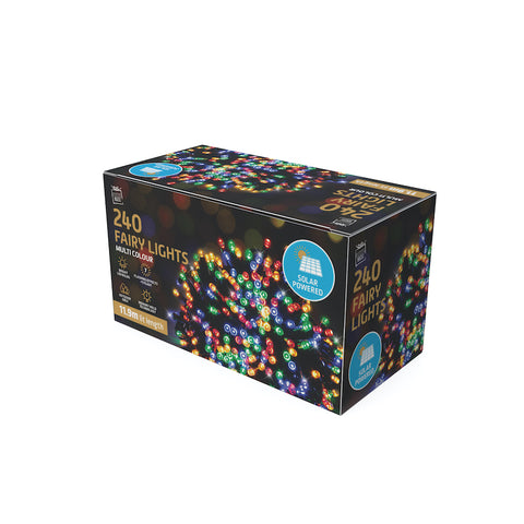 Image of Solar LED Fairy Lights 240