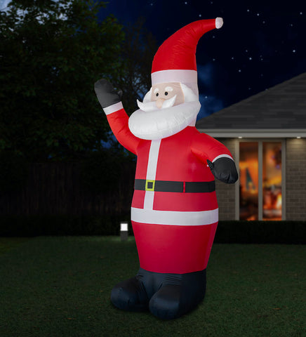 Image of Air Powered Jumbo Waving Santa 3m