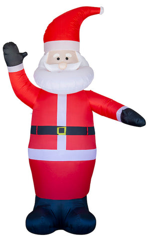 Image of Air Powered Jumbo Waving Santa 3m